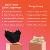 Daily Panty Liner Underwear/Modal | High Rise | Maple Sugar