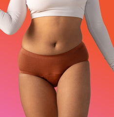 Daily Panty Liner Underwear/Modal | Mid Rise | Cappuccino