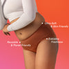 Daily Panty Liner Underwear/Modal | Mid Rise | Cappuccino