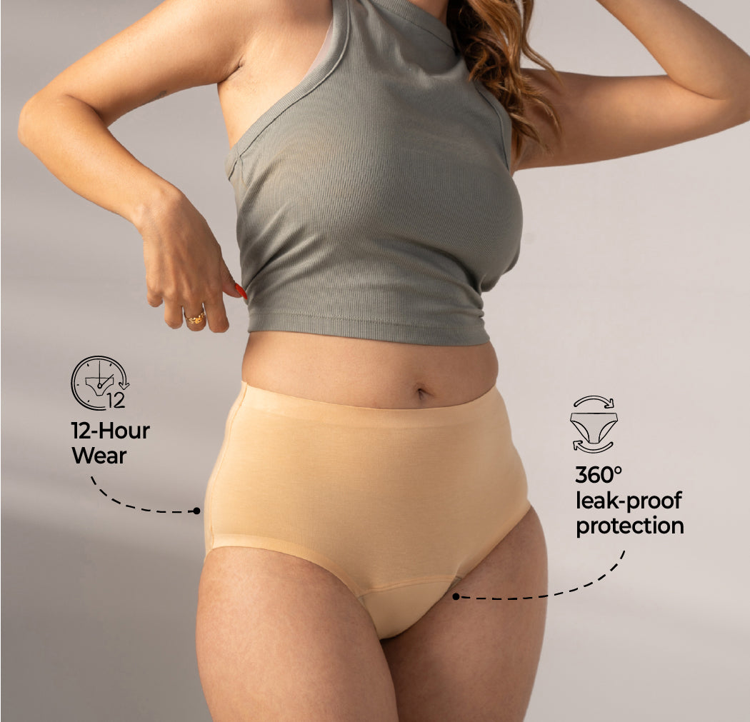 Oh So Soft Period Underwear/Modal | Mid-Rise | Sheepskin