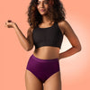 Cotton Period Panty/High-Rise | Berry Purple