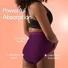Cotton Period Panty/High-Rise | Berry Purple