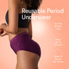 Cotton Period Panty/High-Rise | Berry Purple
