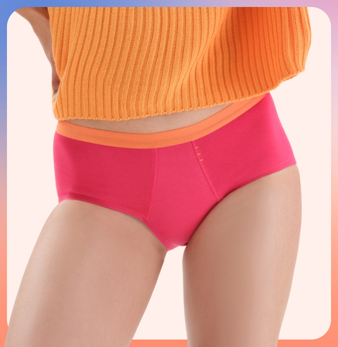 Teen Period Panty/Cotton | Mid-Rise | Virtual Pink