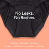 Everyday Hero Period Underwear/Cotton | High-Rise | Black