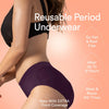 Everyday Hero Period Underwear/Cotton | Mid-Rise | Berry Purple