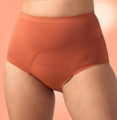 Modal_Period Panty/High-Rise | Baked Clay