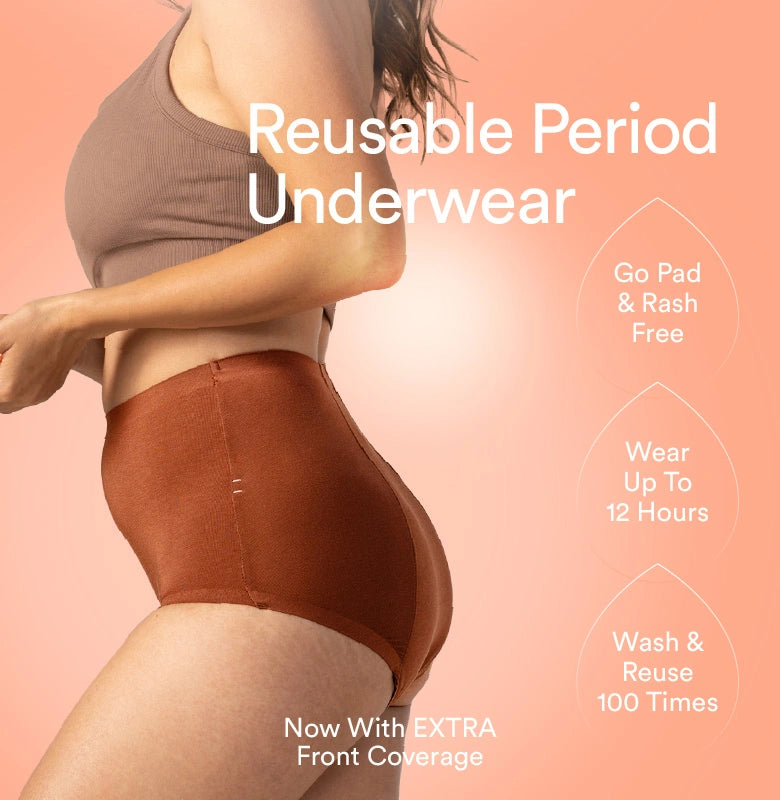 Oh So Soft Period Underwear/Modal | High-Rise | Cappuccino