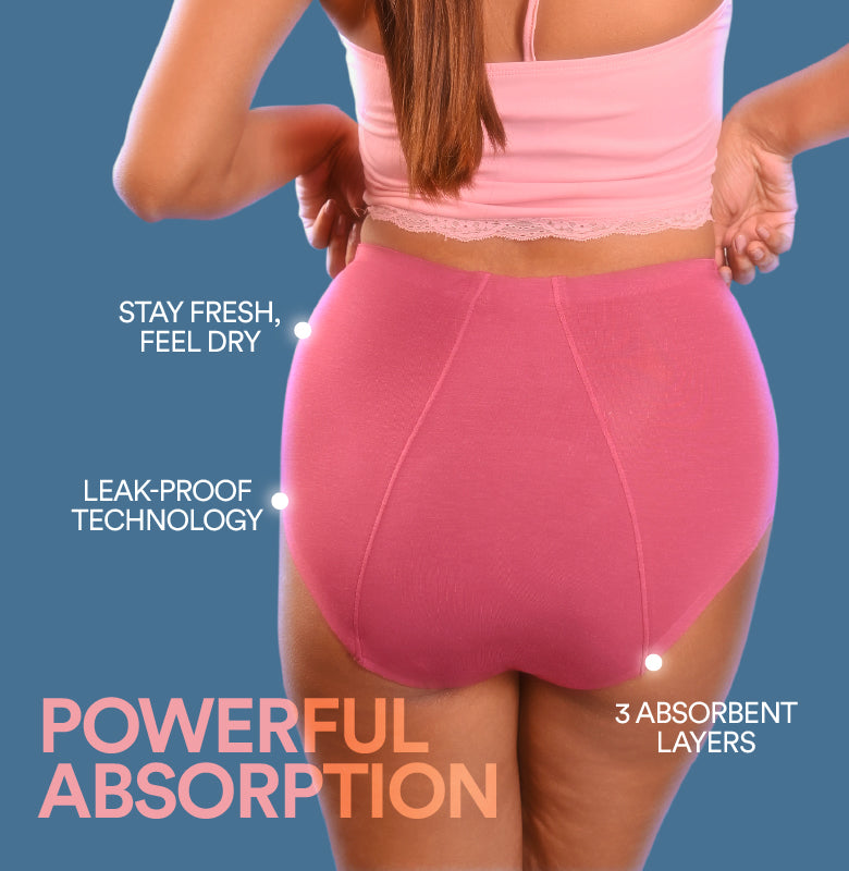 Modal Period Panty/High-Rise | Dark Berry