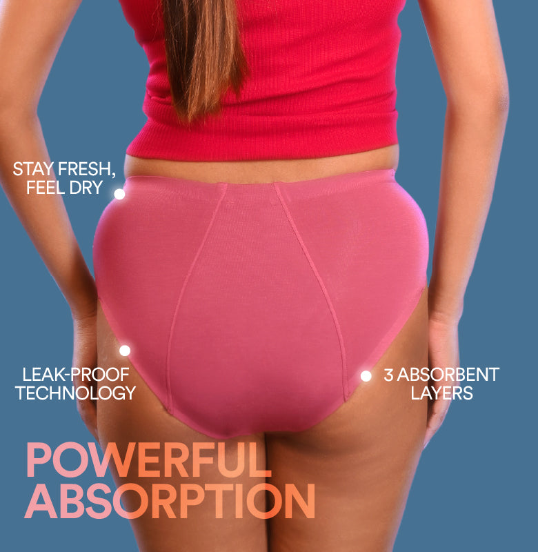 Modal Period Panty/Mid-Rise | Dark Berry