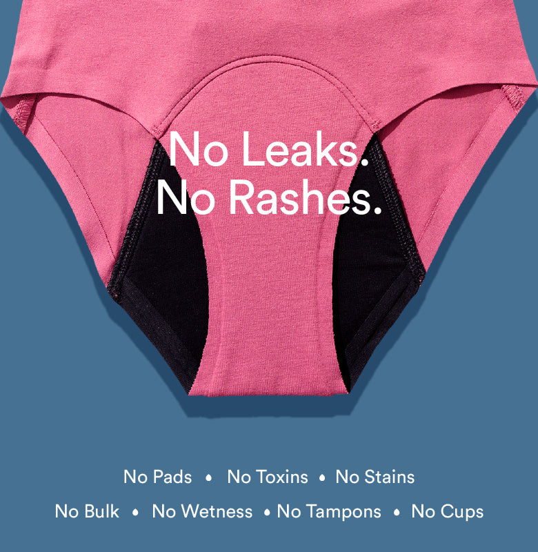 Modal Period Panty/Mid-Rise | Dark Berry