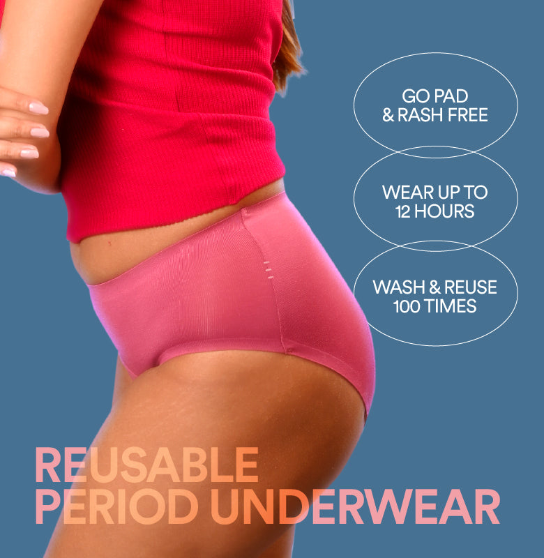 Modal Period Panty/Mid-Rise | Dark Berry