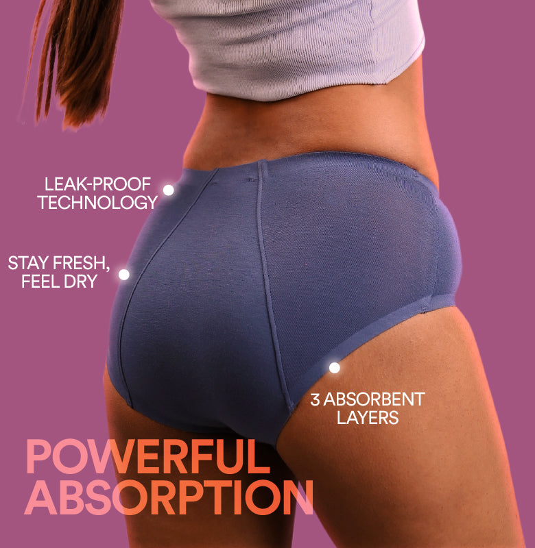 Modal Period Panty/Mid-Rise | Deep Navy